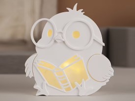 Kit 5 moldes adornos de buhos para luces